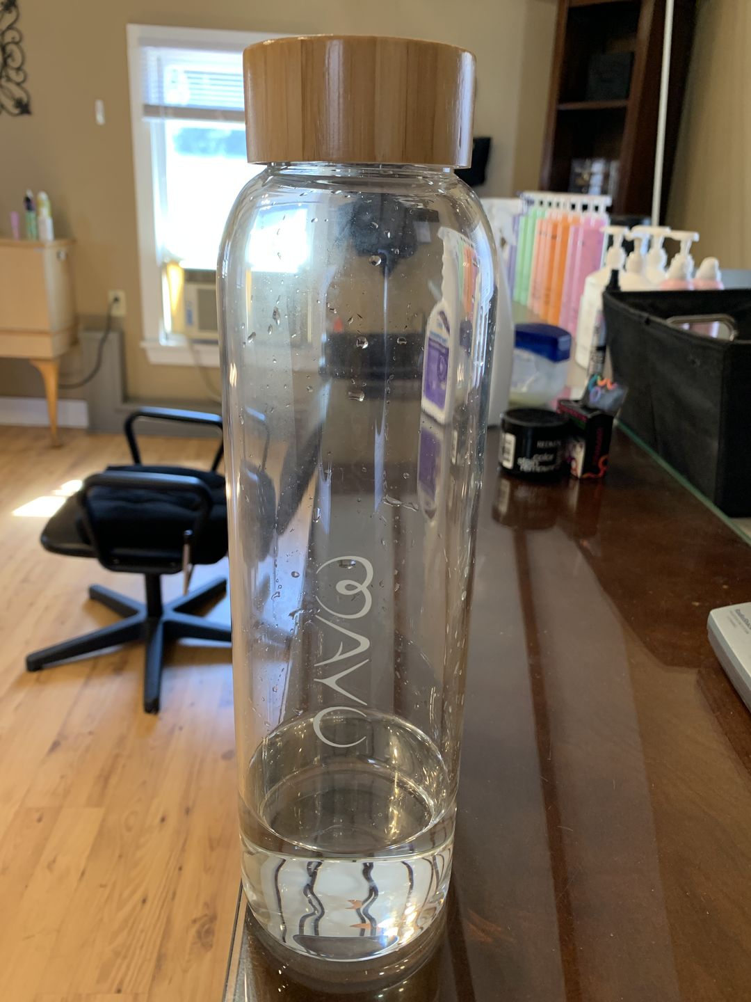 Customer photo review of Pure Glass Bottle