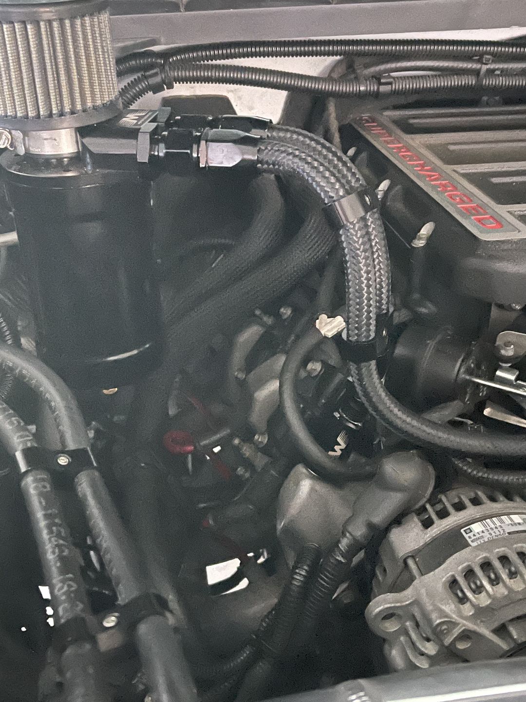 Customer photo review of Billet Breather Attachment for Factory 5/8" Quick Release 3/8" NPT NPT Straight Adapter Fitting
