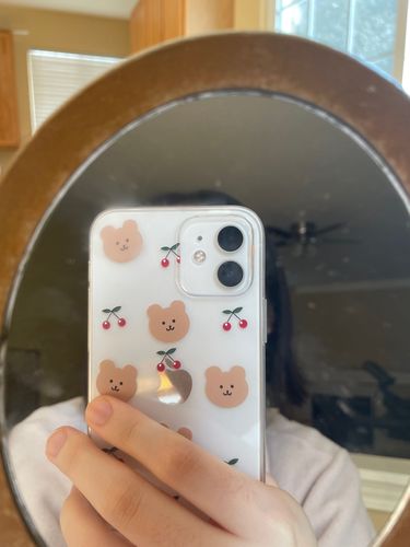 Customer photo review of Cherry Bear iPhone Case