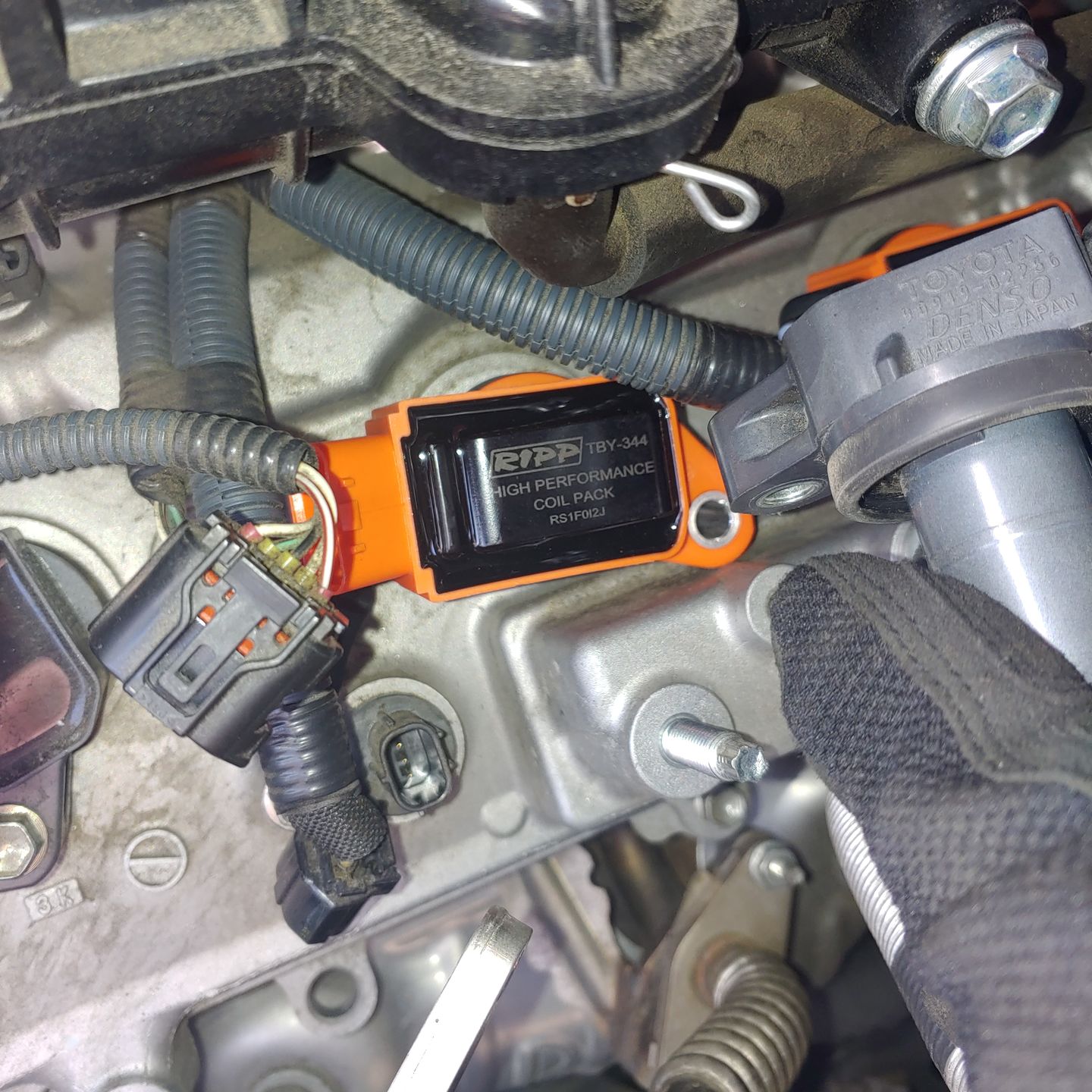 Customer photo review of Toyota V6 Performance Coil Packs