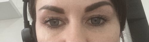 Customer photo review of Norko Gray Contact Lenses(12 months wear)