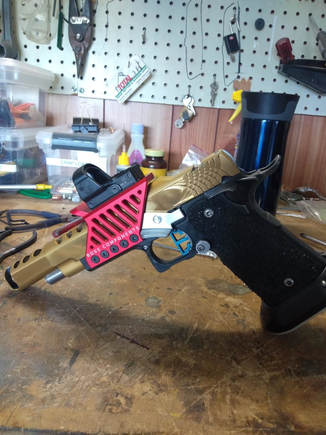 Customer photo review of 2011 Multi Red Dot Scope Mount