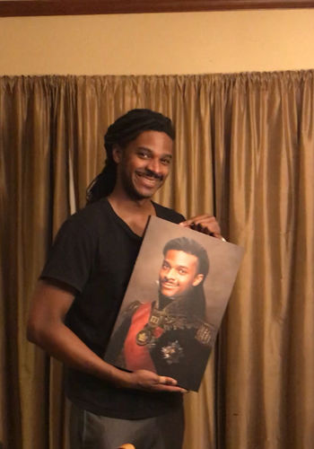 Customer photo review of The Major - Custom Canvas