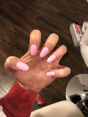 Customer photo review of French White Gel Nail Polish Set For Intellectual Woman