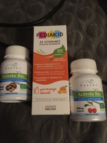 Customer photo review of 22 VITAMINES & OLIGO-ELEMENTS PEDIAKID