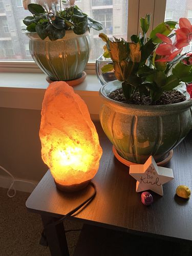 Customer photo review of Original Himalayan Salt Lamp (Medium)