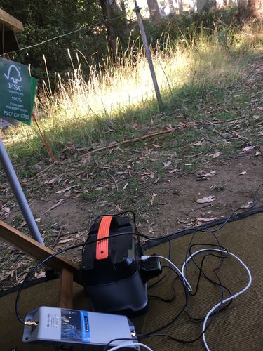 Customer photo review of Lithium Portable Power Station 25Ah 300w With Wireless Charging iTECH300P