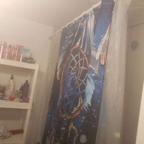 Customer photo review of Snowy Dreamcatcher Door Mat