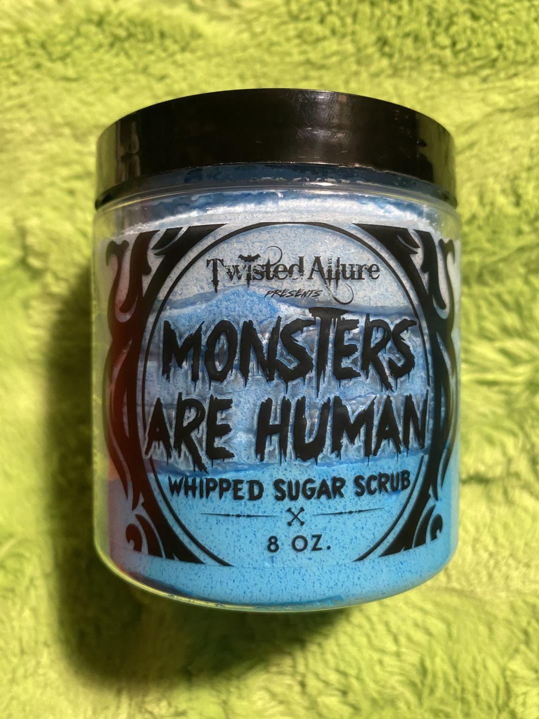 Customer photo review of Monsters are Human Whipped Sugar Scrub