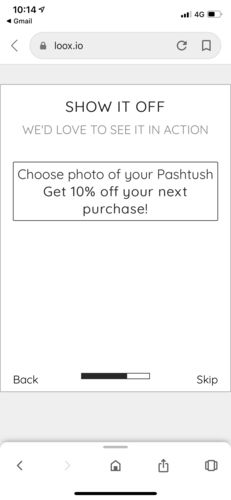 Customer photo review of Pashtush Womens Extra Fine Wool Shawl, Jacquard, Soft, Warm and Ultra Light Weight