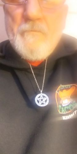 Customer photo review of Runes of Divination Necklace