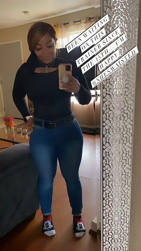 Customer photo review of Lux Latex Vest - Triple Belt