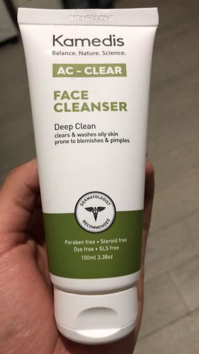 Customer photo review of ג'ל ניקוי טיפולי לעור שמן הנוטה לפצעונים | AC - CLEAR FACE CLEANSER