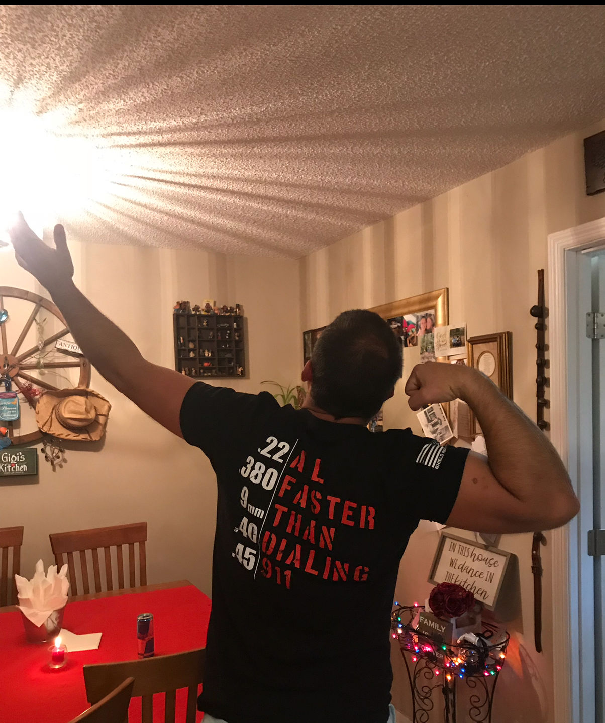 Customer photo review of Right 2 Bear Arms Decal