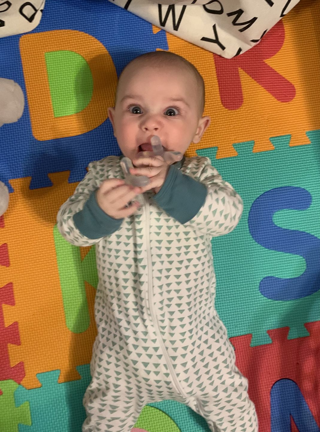 Customer photo review of moonjax® baby teether