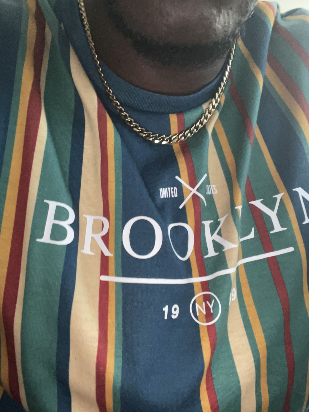 Customer photo review of 8mm Stainless Steel Cuban Link Chain Necklace