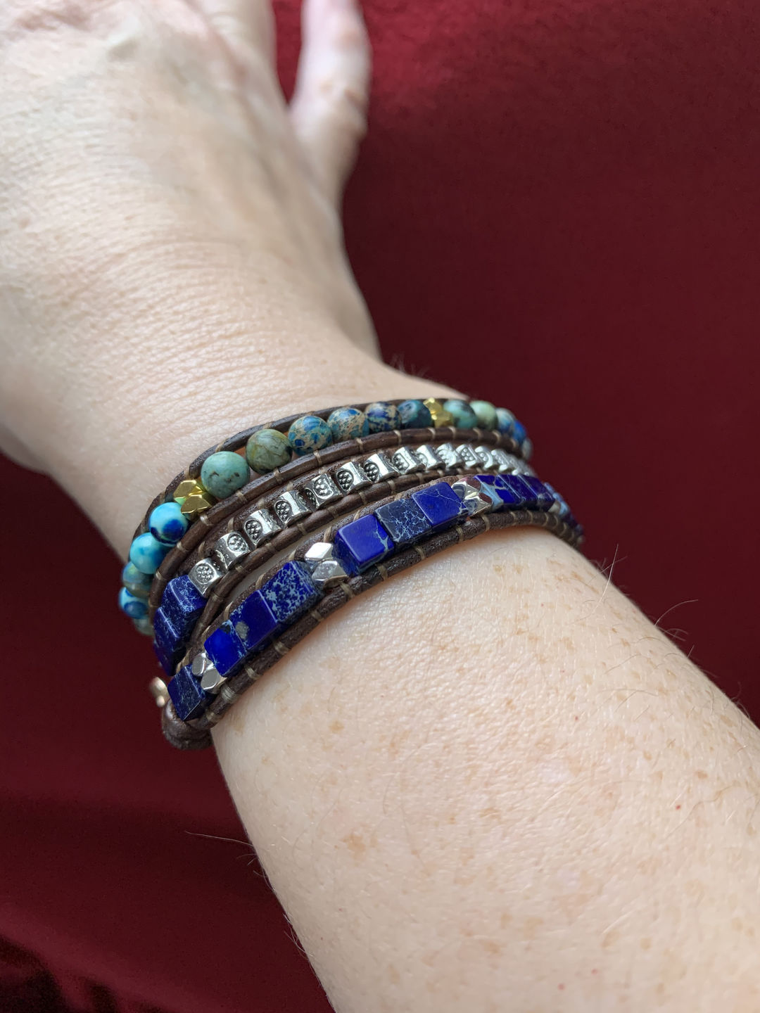 Customer photo review of Namaste Heart Protection Wrap Bracelet