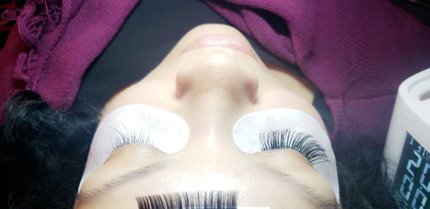 Customer photo review of Cashmere Volume Lash Extensions 0.05mm