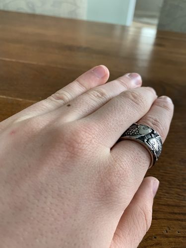 Customer photo review of KOI FISH RING