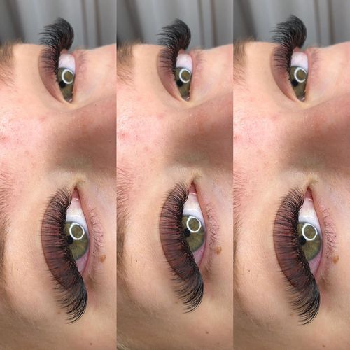 Customer photo review of Volume Eyelash Extension MIX Length