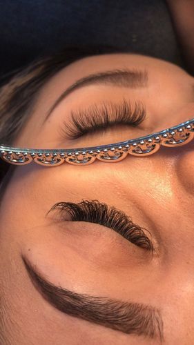 Customer photo review of Volume Eyelash Extension MIX Length