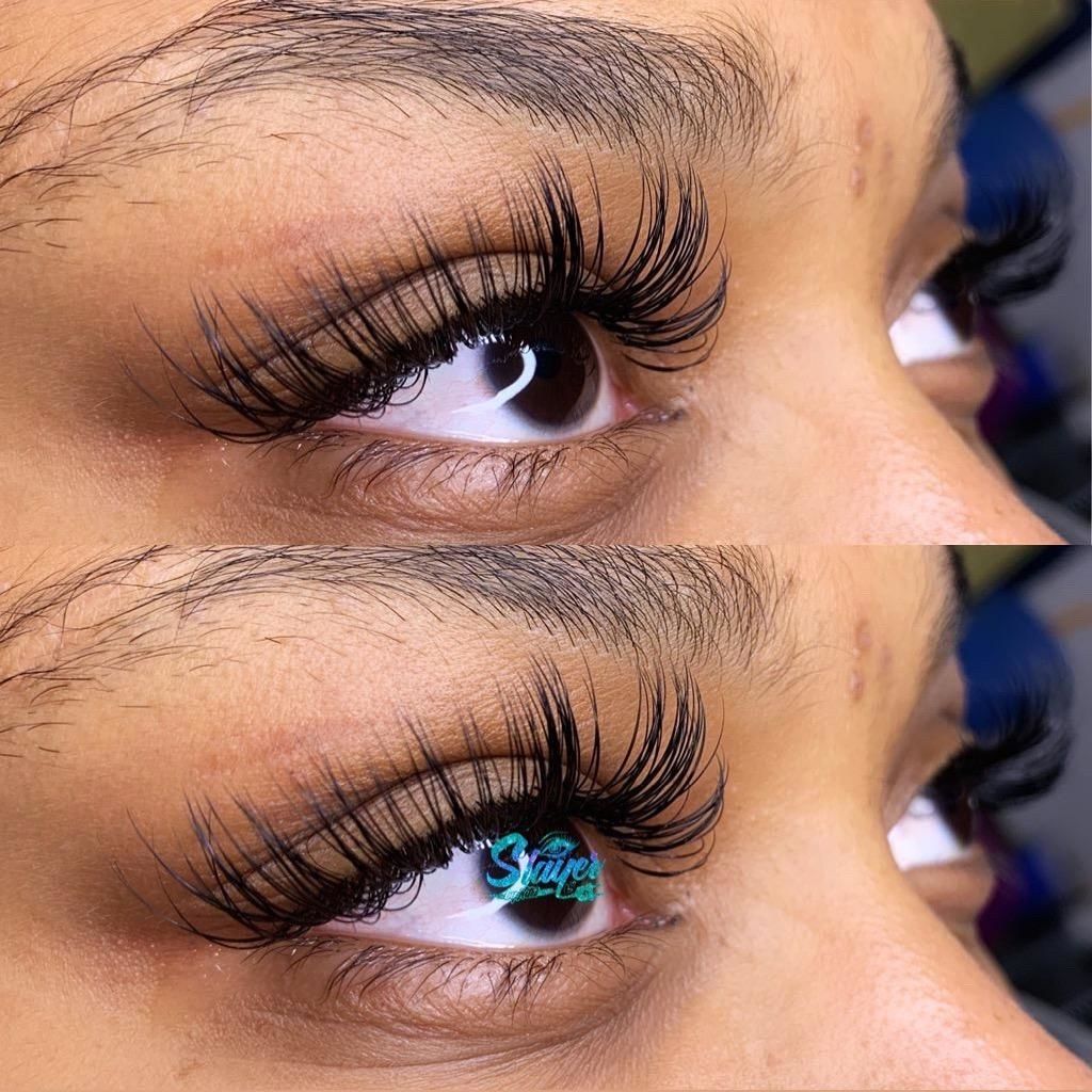 Customer photo review of Cashmere Volume Lash Extensions 0.05mm