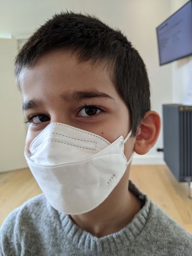 Customer photo review of [GLOBAL] XS-SIZE SOOMSHI-GO KIDS KF94/80