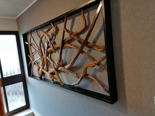 Customer photo review of MAZE Holz Raumteiler 220 cm x 100 cm