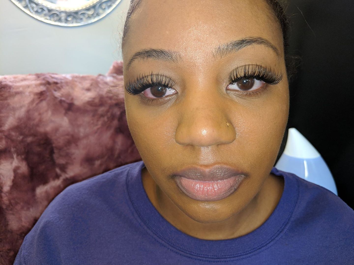 Customer photo review of Cashmere Volume Lash Extensions - B/J Curl