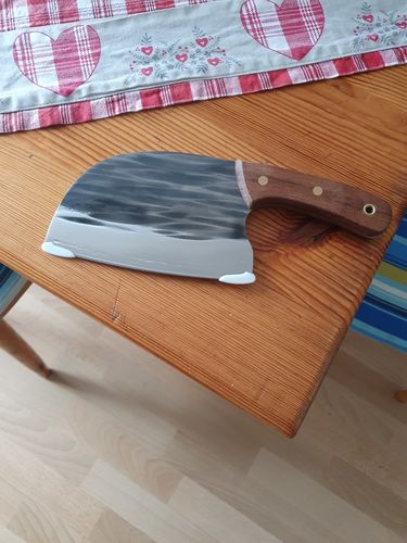 Customer photo review of Handgeschmiedetes Kochmesser - Serbian Style Ergonomic