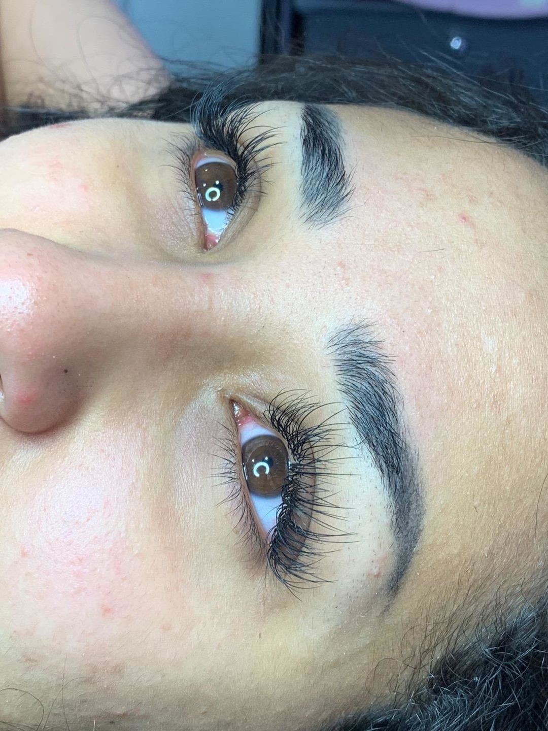Customer photo review of Cashmere Volume Lash Extensions - B/J Curl