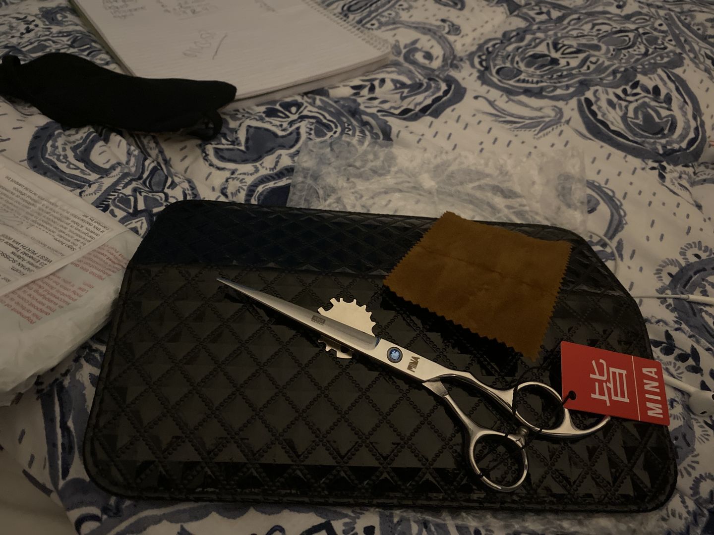 Customer photo review of Mina Umi Hair Cutting Scissor