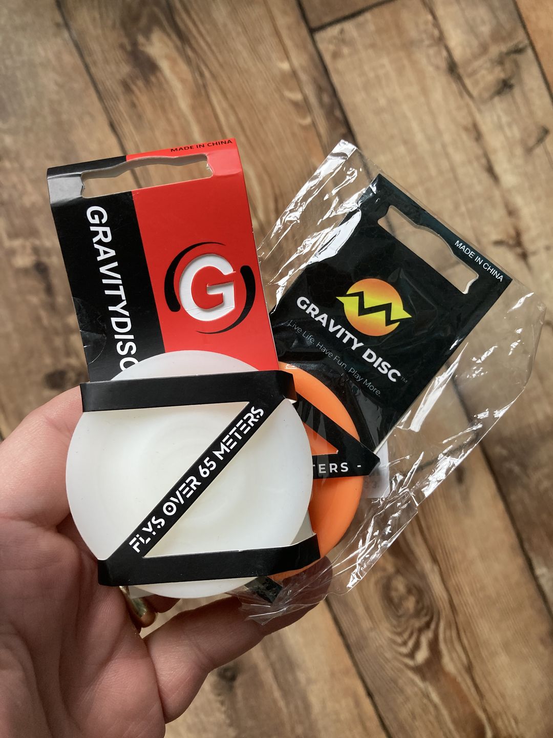 Customer photo review of Gravity Disc™️ Mini Frisbee - Orange