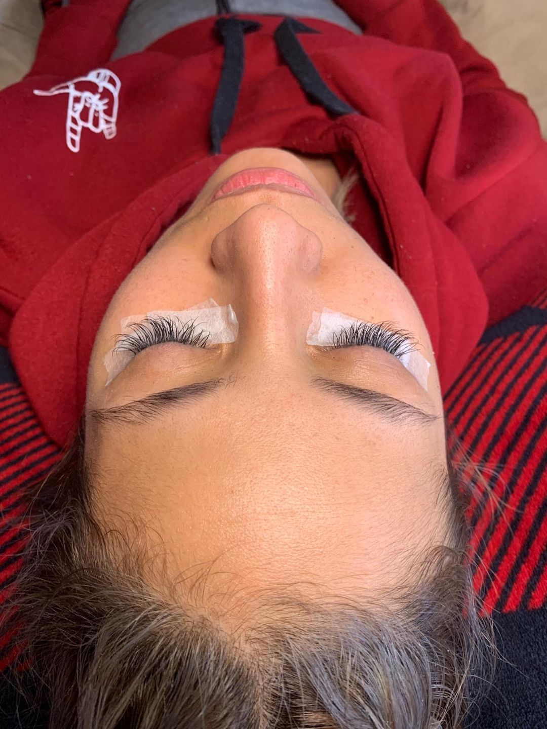Customer photo review of Cashmere Volume Lash Extensions - B/J Curl
