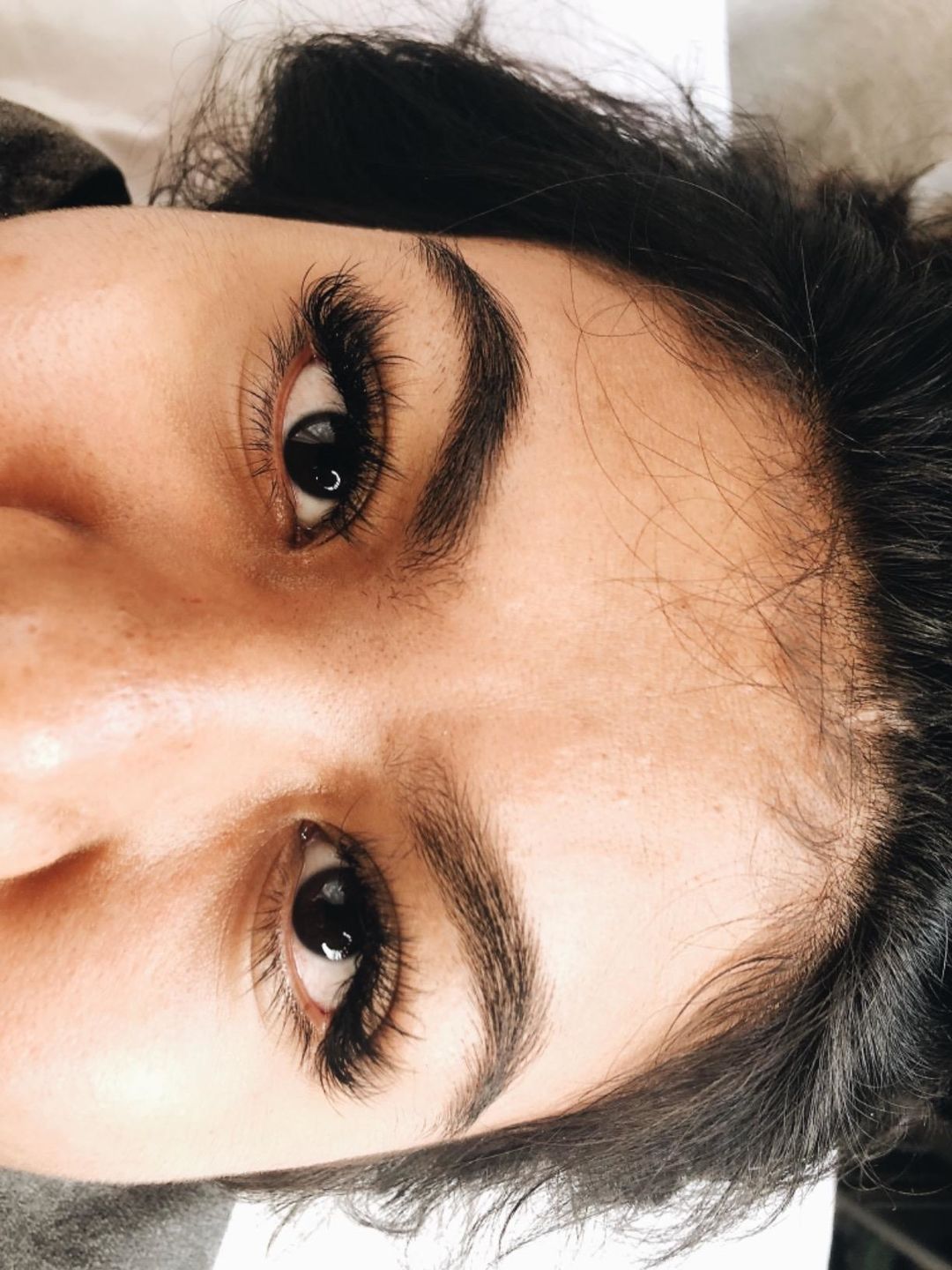 Customer photo review of Cashmere Volume Lash Extensions - B/J Curl