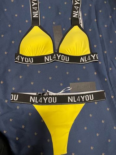 Customer photo review of Anthracite Triangle Bra & Thong