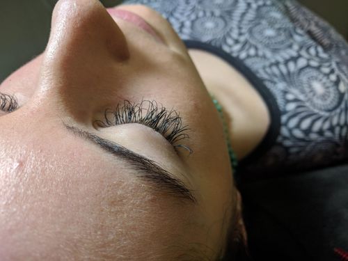 Customer photo review of Volume Eyelash Extension 0.05mm