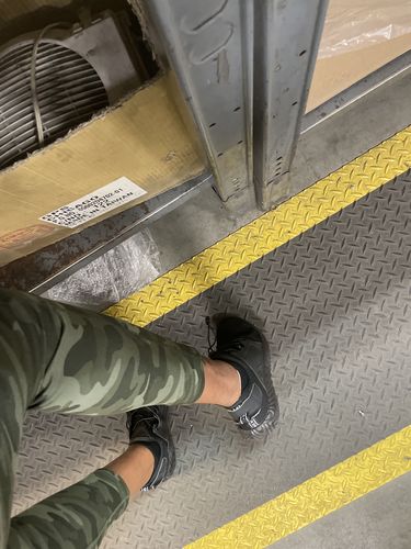 Customer photo review of Maven Lightweight Puncture Resistant Steel Toe Shoes