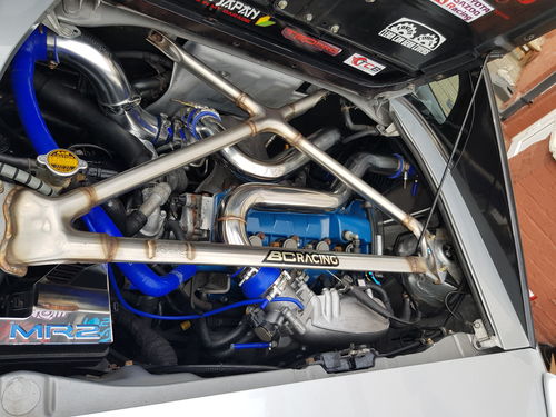 Customer photo review of Stainless Steel Intercooler Pipes - For Side Mount Intercooler SW20 3SGTE MR2