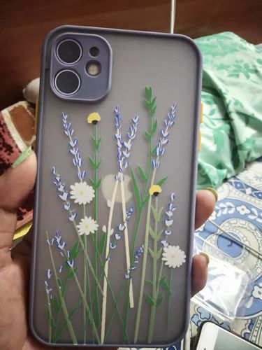 Customer photo review of Flower Print Pastel iPhone Cases