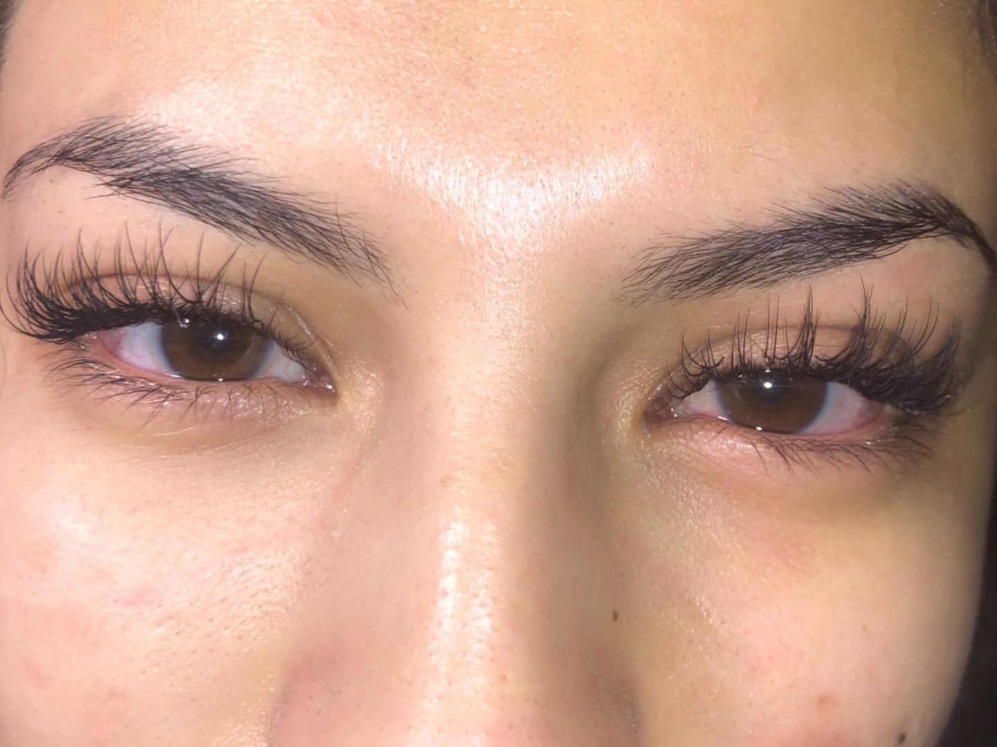 Customer photo review of Cashmere Volume Lash Extensions 0.05mm