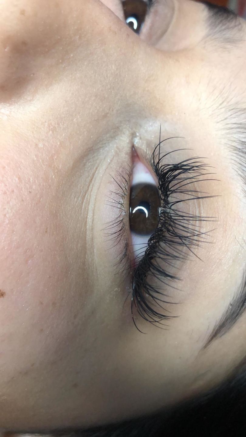 Customer photo review of Cashmere Volume Lash Extensions 0.05mm