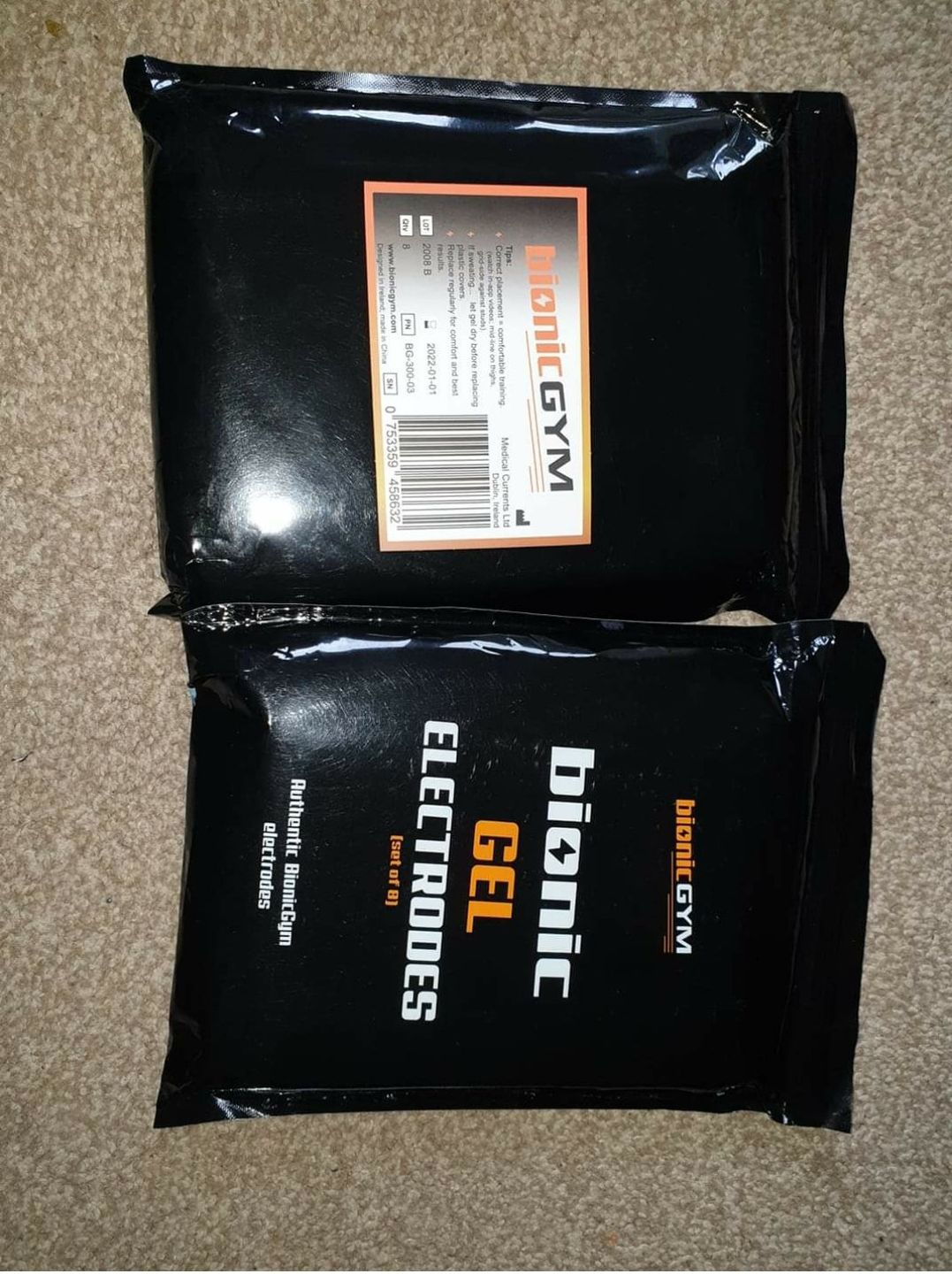 Customer photo review of BionicGym Gel Pads