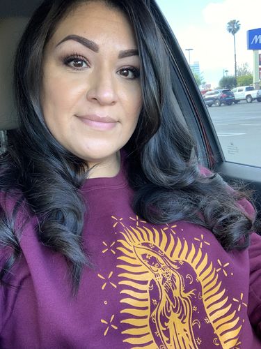 Customer photo review of Virgencita Protection Sweatshirt