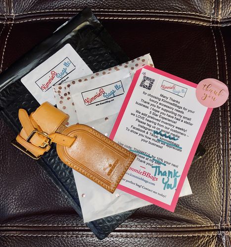 Customer photo review of Luggage Tag and attachment bracelet