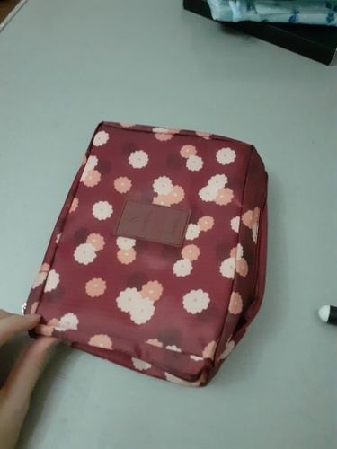 Customer photo review of Travel Cosmetics Bag