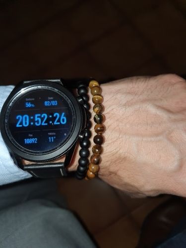 Customer photo review of His & Hers Distance Bracelets