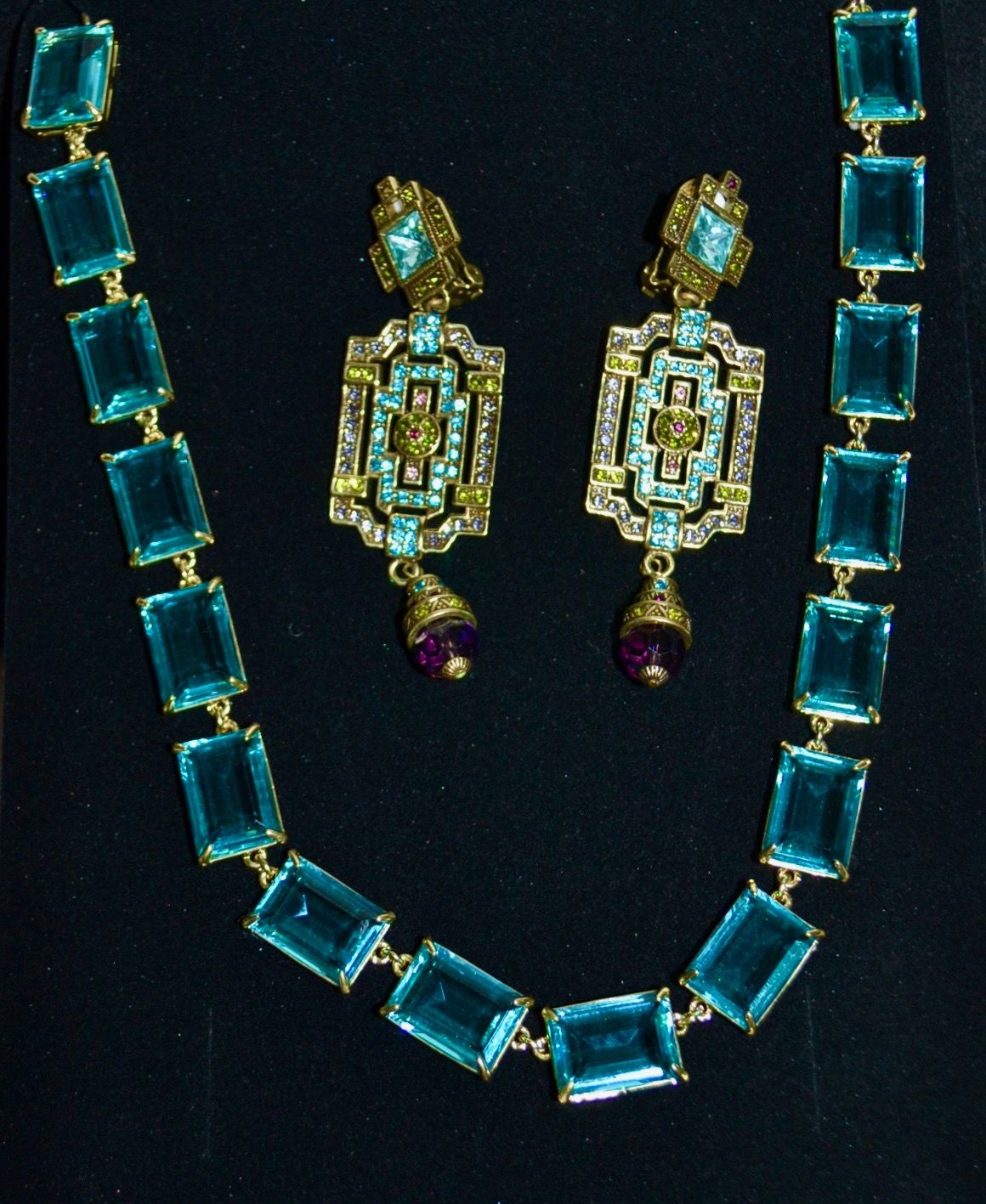 Customer photo review of HEIDI DAUS®"The Devil Wears Heidi" Crystal Petite Necklace