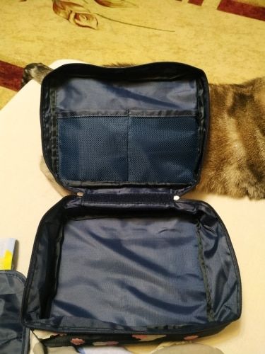 Customer photo review of Travel Cosmetics Bag