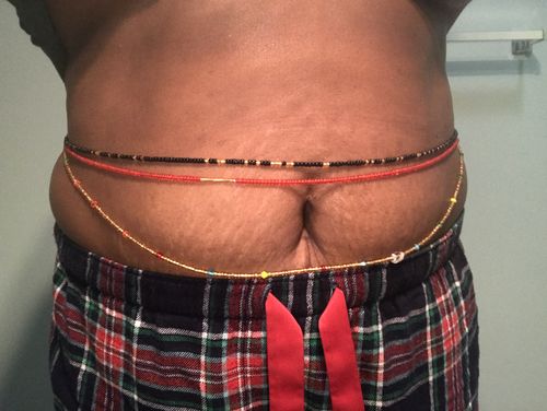 Customer photo review of Fem Waist Beads